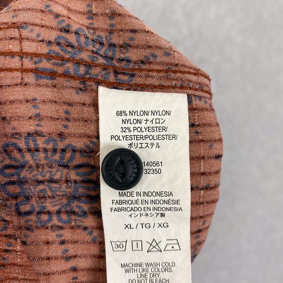 Roark Shirt Mens XL Bless Up Classic Fit Short Sleeve Button Up All Over Print - Picture 8 of 8